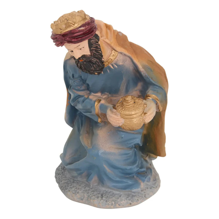 Santon pour crèche de Noël H.20cm résine assorti