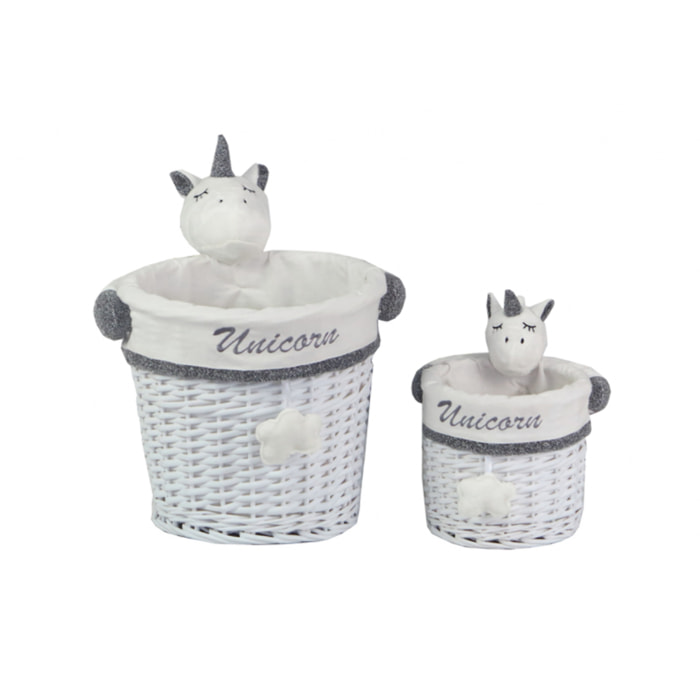 Corbeille pour chambre enfant - LICORNE