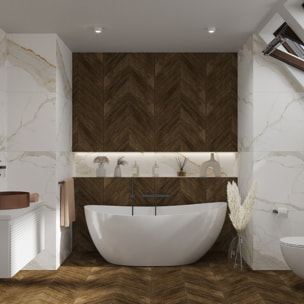 SAT DARK mitigeur de bain sans douche PVD Gun Metal (SATBSDA222)