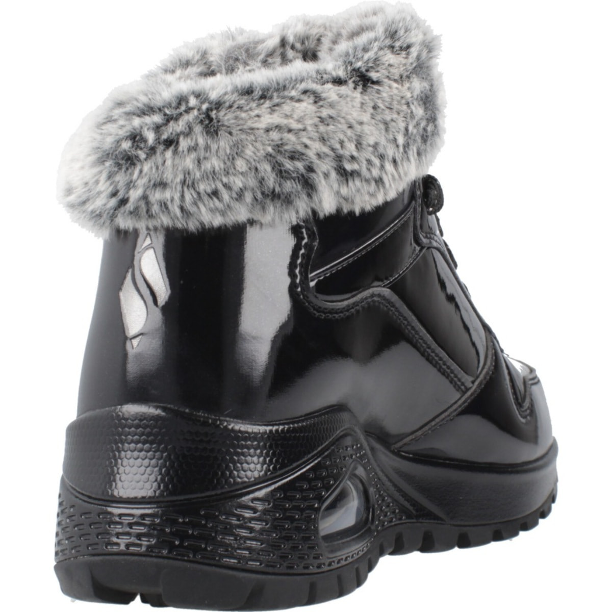 Botines Mujer Rugged Fiesty Winter Negro