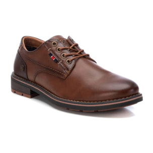 Zapato blucher/derby camel