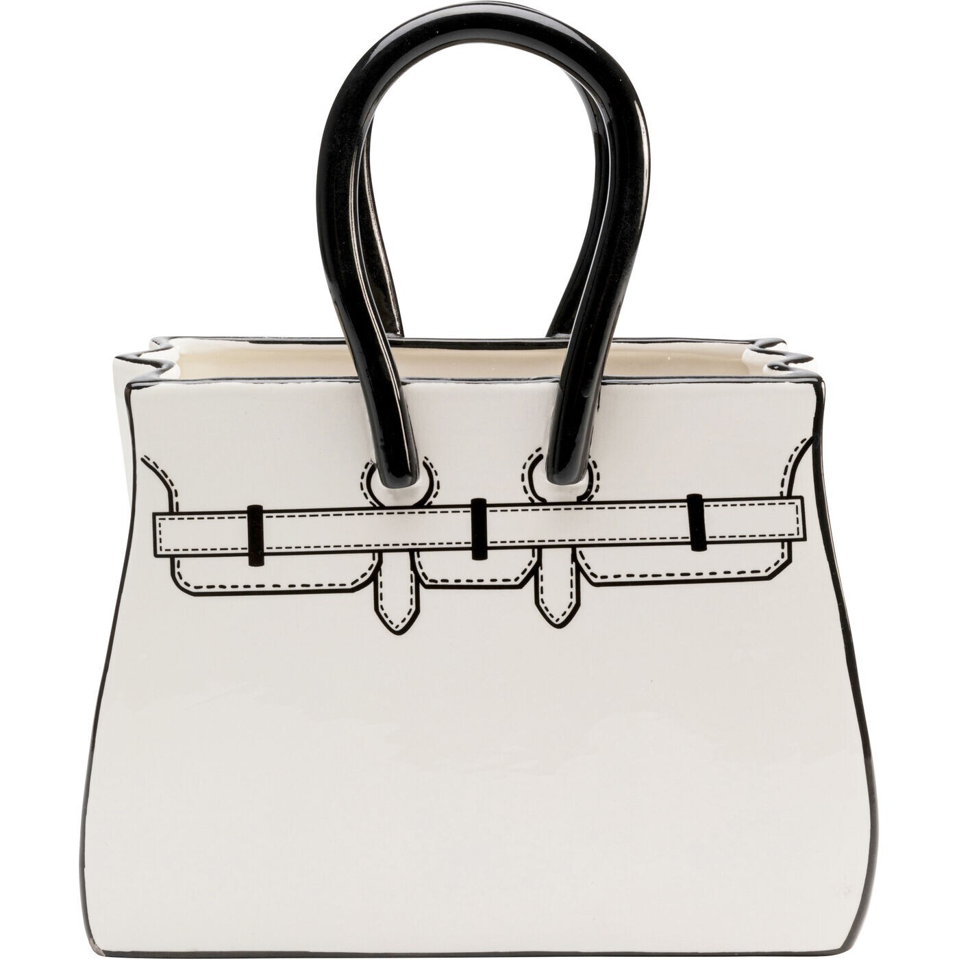 Vase Favola sac blanc et noir Kare Design