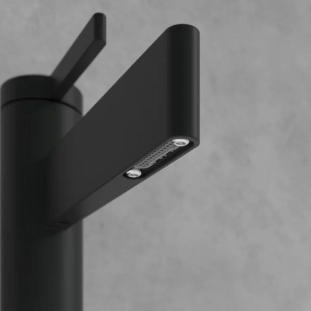 Mitigeur lavabo droit Dawn sans tirette Noir mat