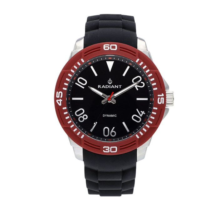 Reloj Radiant RA503603 Hombre Analogico Cuarzo con Correa de Silicona