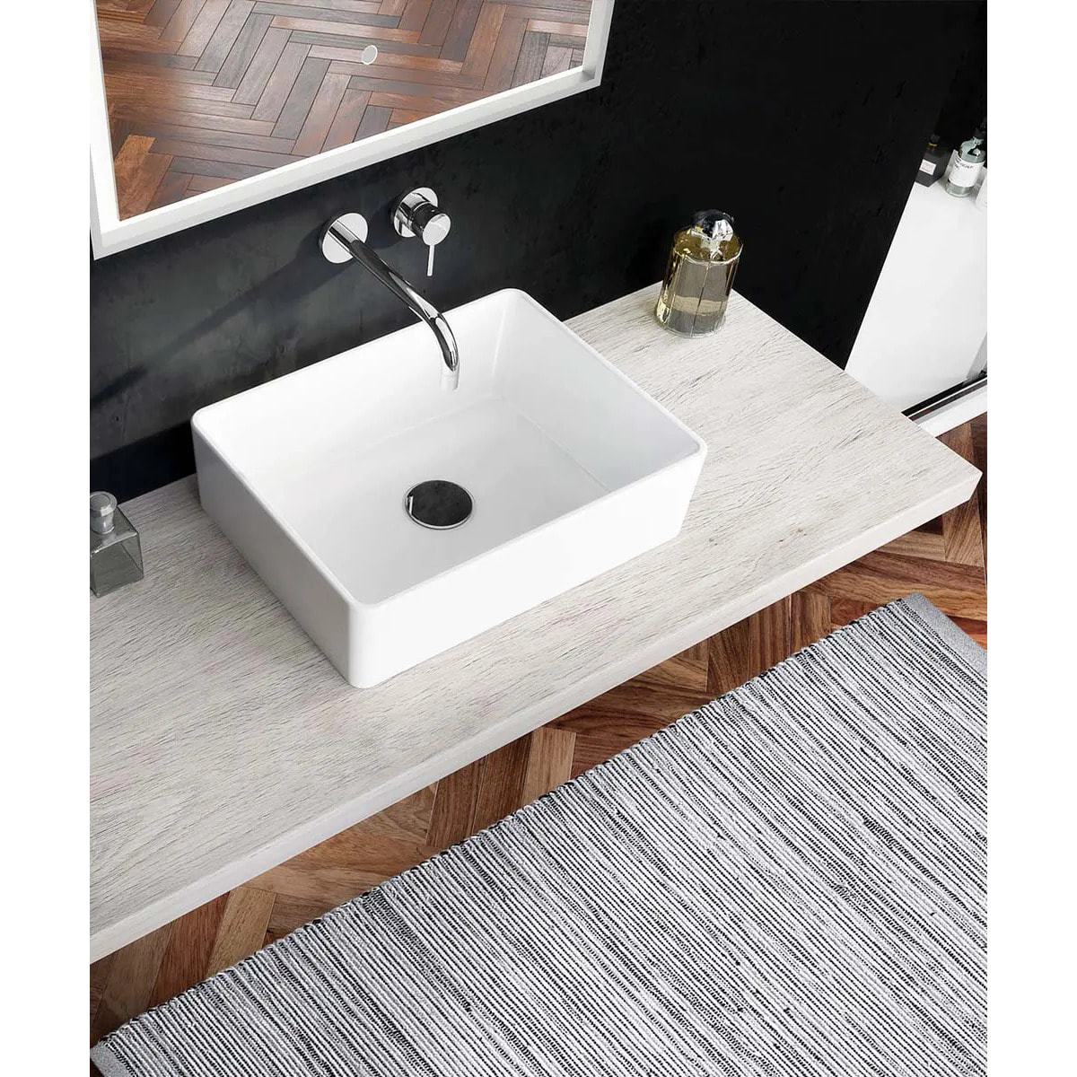 Tappeto Multiuso Grigio Ingresso Cucina Bagno