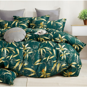 Parure housse de couette 100% percale de coton - Bambusia