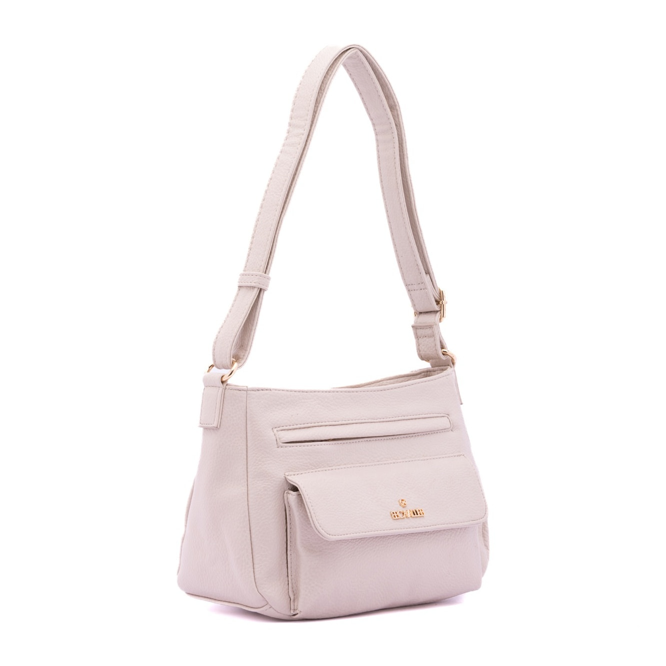 Borsa a spalla da donna - Modello False - Ecopelle - 28.0 x 20.0 x 13.0 cm