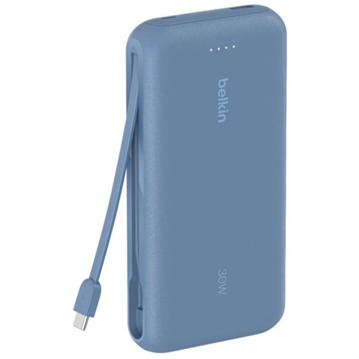 Batterie externe BELKIN 20000 mAh avec cable USB-C intégre bleu