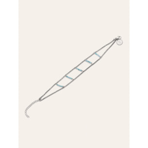 Pulsera Blue Habana Acero