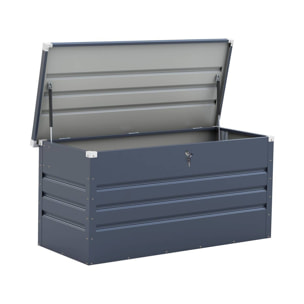 Coffre de jardin métal "Store" - 525L - 165 x 69 x 60 cm - Gris