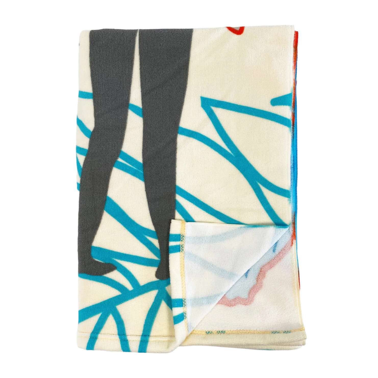 Serviette de plage microfibre - Surftime - 90x170cm - 250g/m²