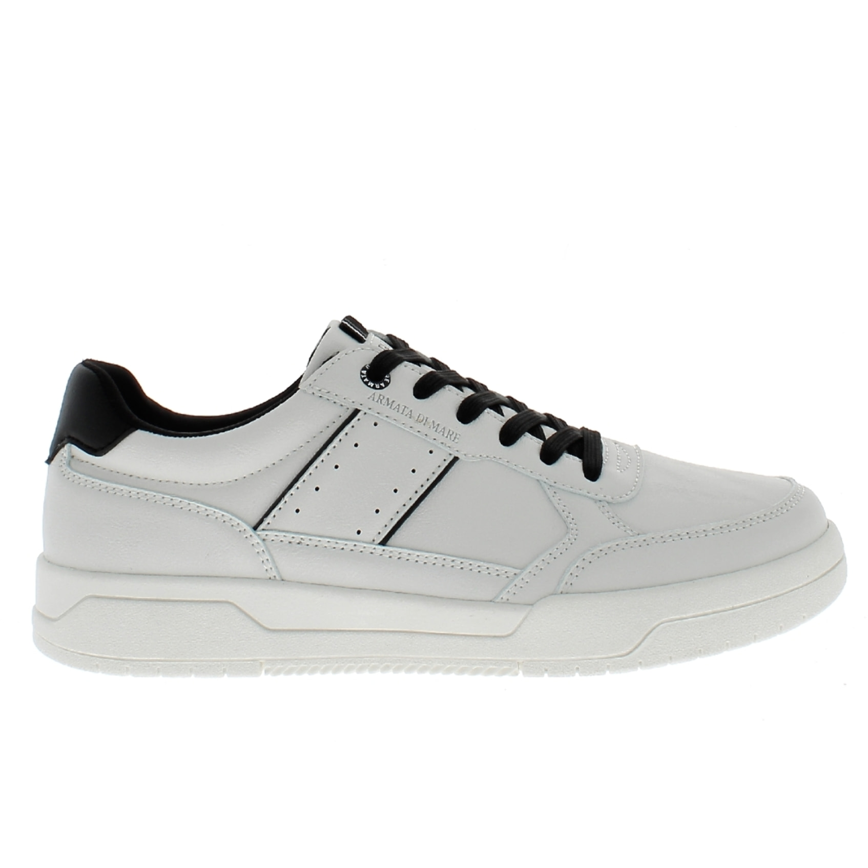 Armata di Mare Scarpe Uomo Sneakers Casual Stringate con Soletta Rimovibile in Memory Foam AMU W24M616 Off White