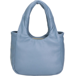 Borsa a mano da donna - Modello Virna - Vera Pelle - 17.0 x 24.0 x 8.0 cm