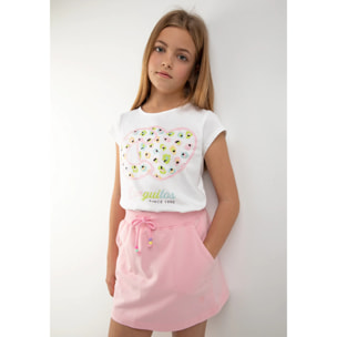 Conguitos - T-shirt a maniche corte casual stampata