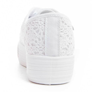 Sneaker de plataforma - Blanco - Altura: 3 cm