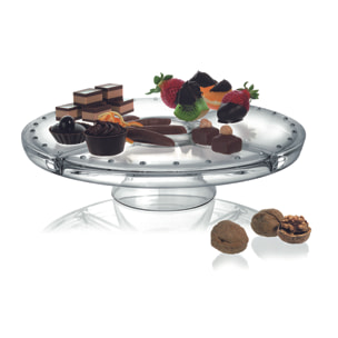 Présentoir avec cloche 4 en 1 Borgonovo – Palladio, Verre, Transparent