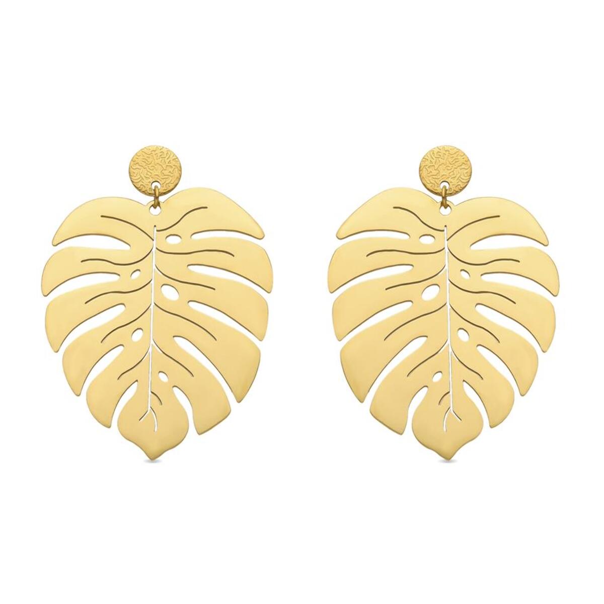 Pendientes acabado oro 18k