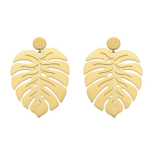 Pendientes acabado oro 18k