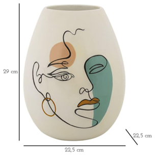 VASO ART -B- CHARME 1921 MULTICOLORE