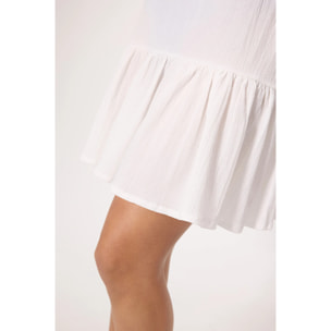 Vestito corto Bianco