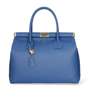 Borsa a mano da donna - Modello Aleria - Vera pelle - 35.0 x 26.0 x 16.0 cm