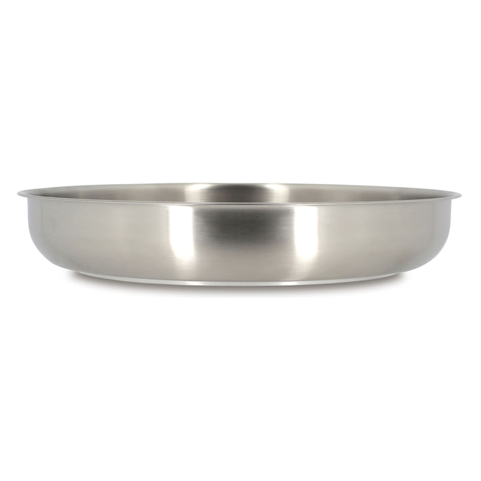 Poêle 28cm amovible en acier inoxydable - tous feux IRIS INOX
