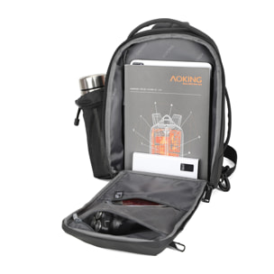 Zaino Unisex Erebus Plus - Poliestere - Casual - 22.5 x 33.5 x 9.5 cm