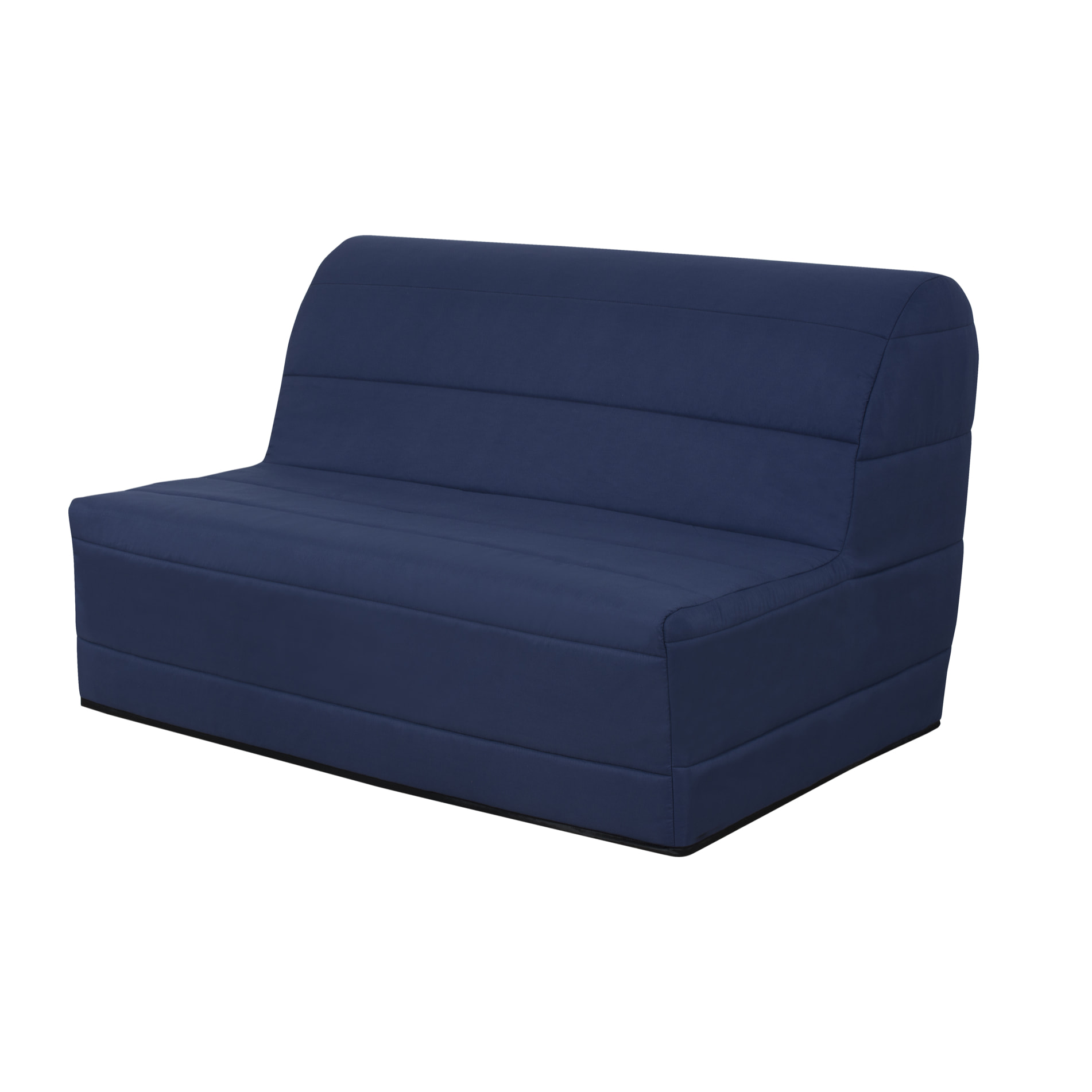 Banquette convertible Melissa, matelas Simmons, 140 x 190 cm, marine