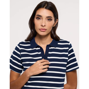 Vestido corto Azul Marino - Marinu