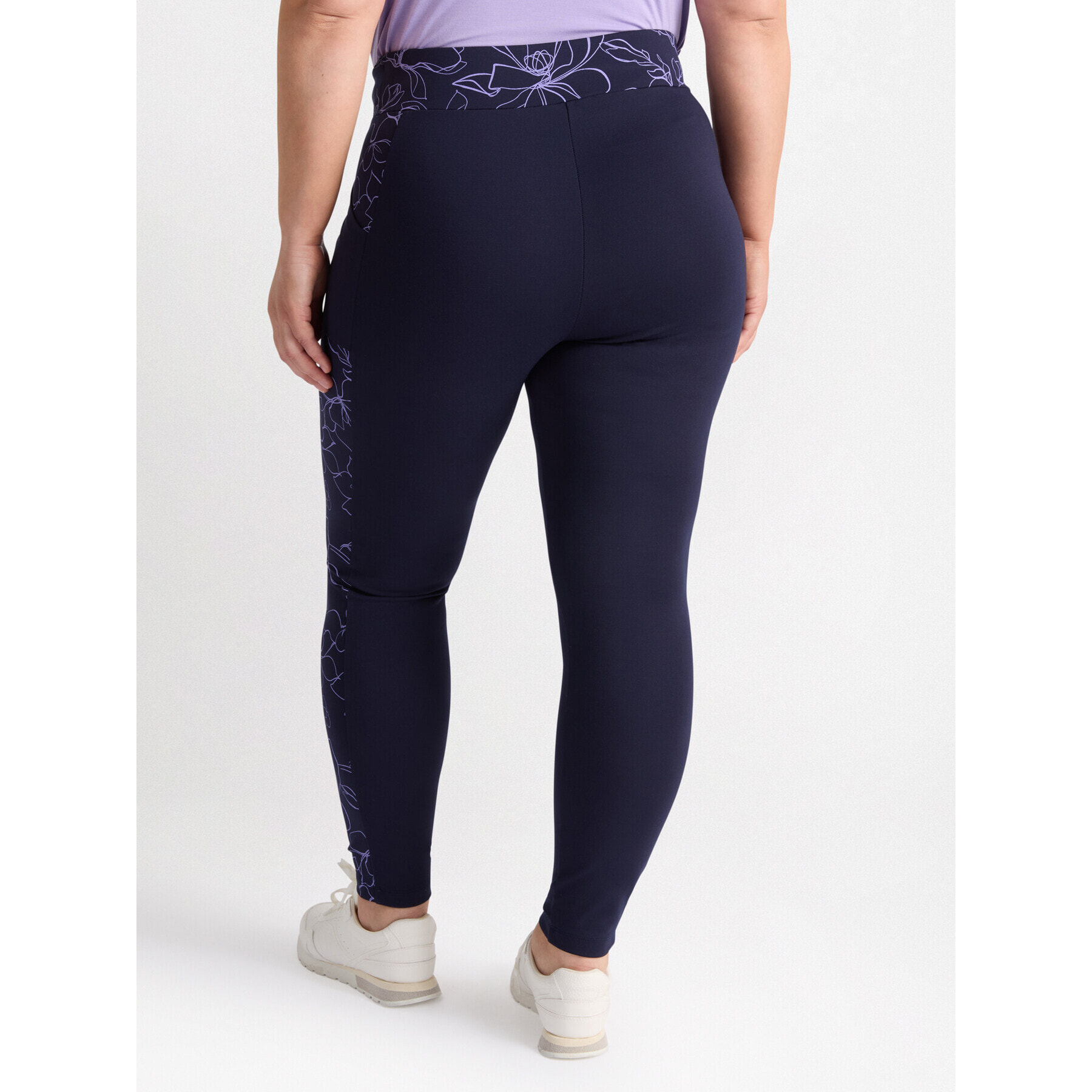 Fiorella Rubino - Leggings con viscosa LENZING™ ECOVERO™ - Blu