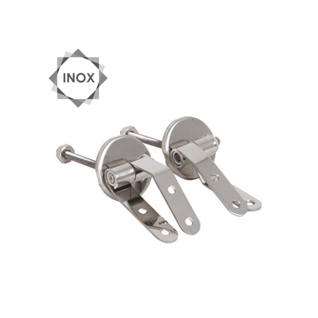 Abattant wc MDF Sofaà¯a à  Motifs Fleurs - Charnières Inox MSV