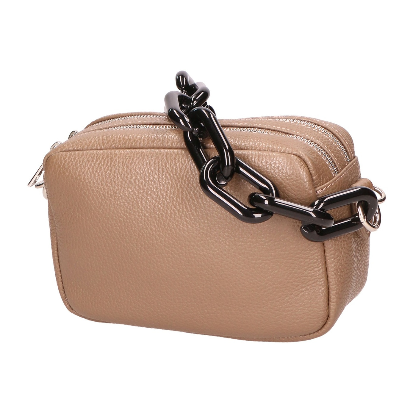 Borsa a spalla da donna - Modello Barbara - Vera pelle - 21.0 x 16.0 x 8.0 cm