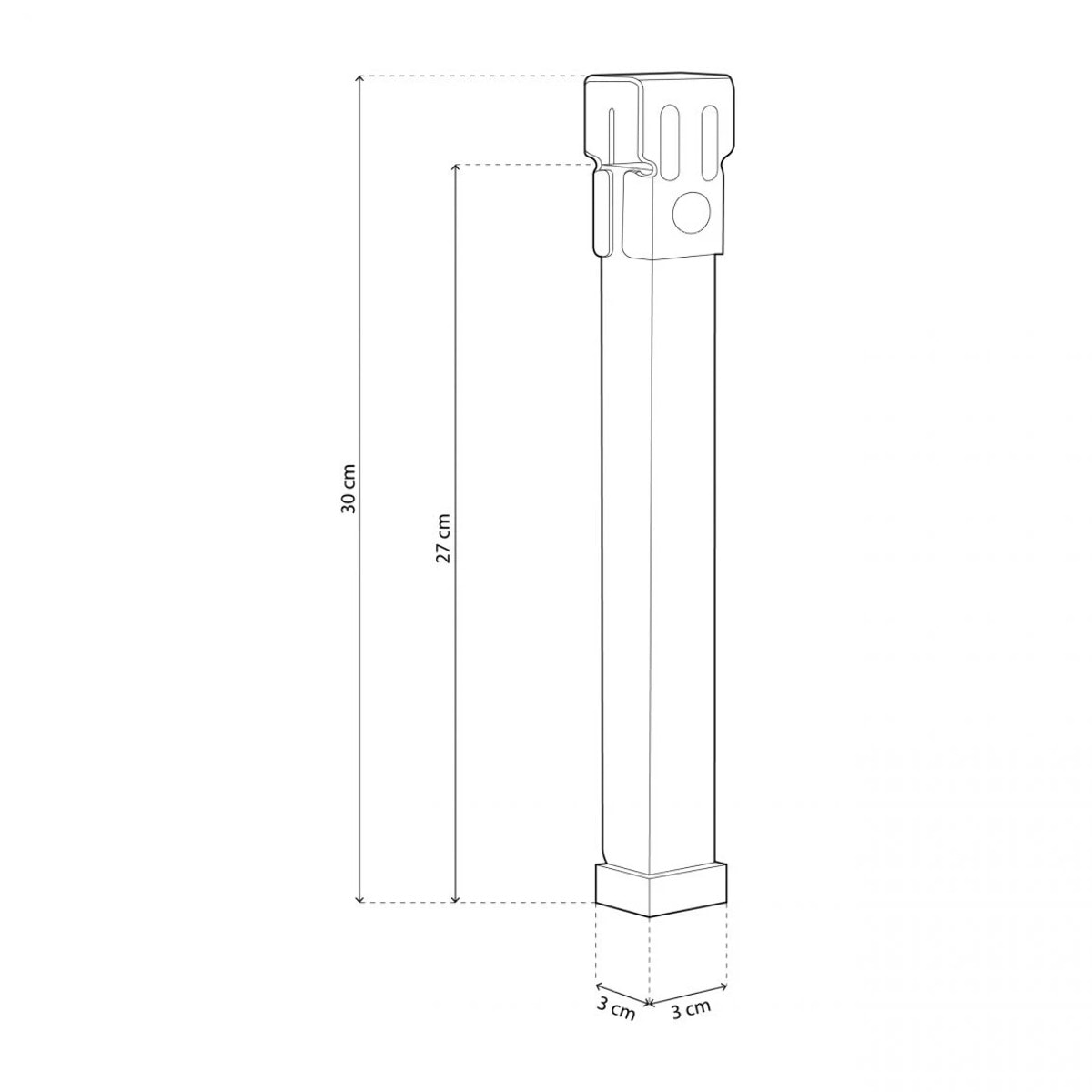 Juego de patas para somier