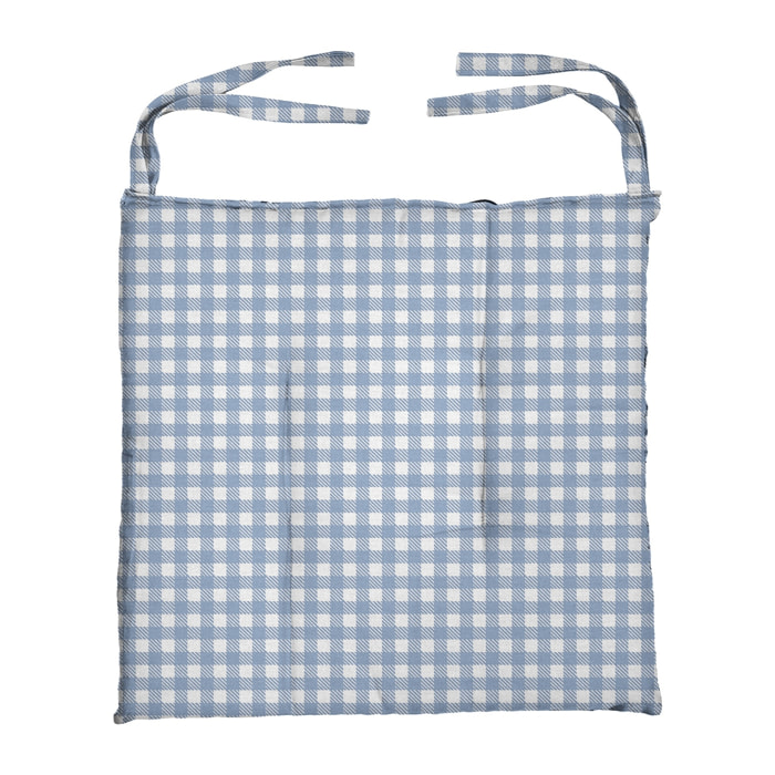 6X CUSCINO SEDIA DIS.COUNTRY AZZURRO 40X40 CM