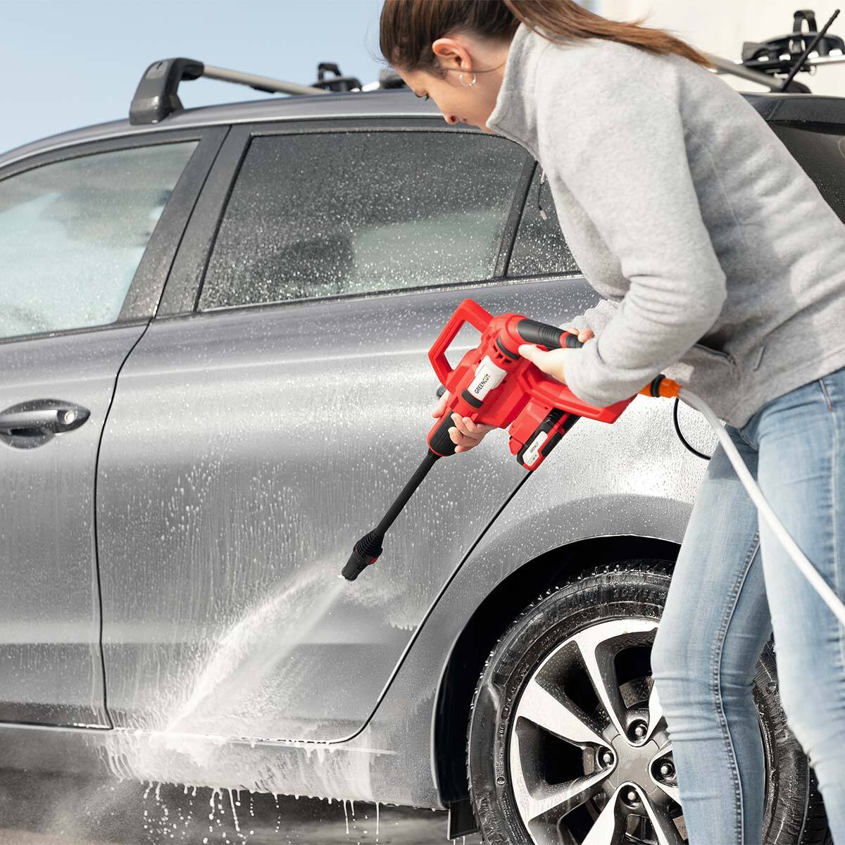 Hidrolimpiadora de batería GREENCUT JET200L 20V Presión de 25bars