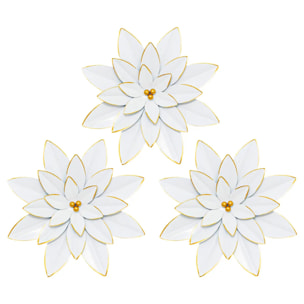 3 déco murale "Alya" D24cm