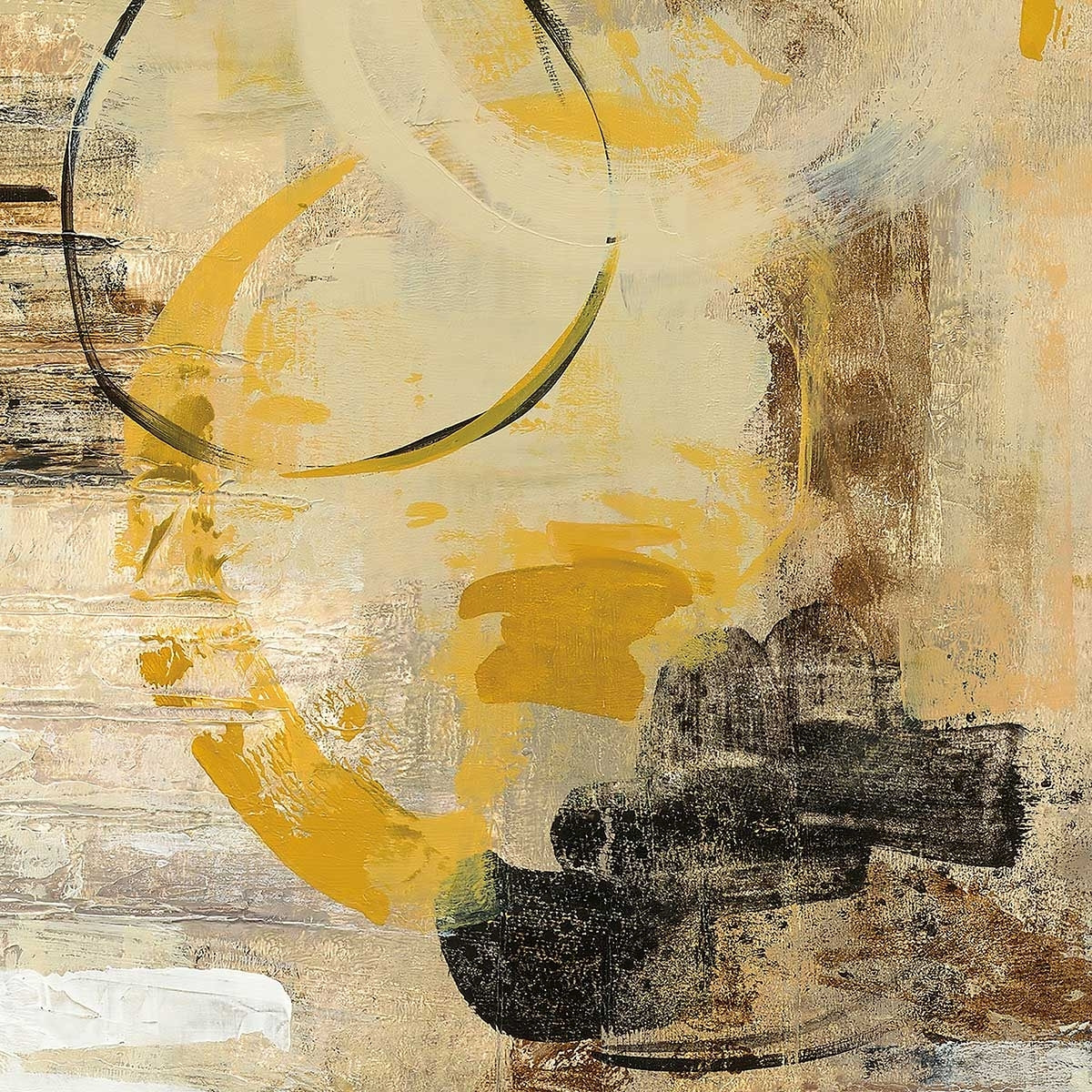 Tableau Lueur couleur crème Tableau plexiglas