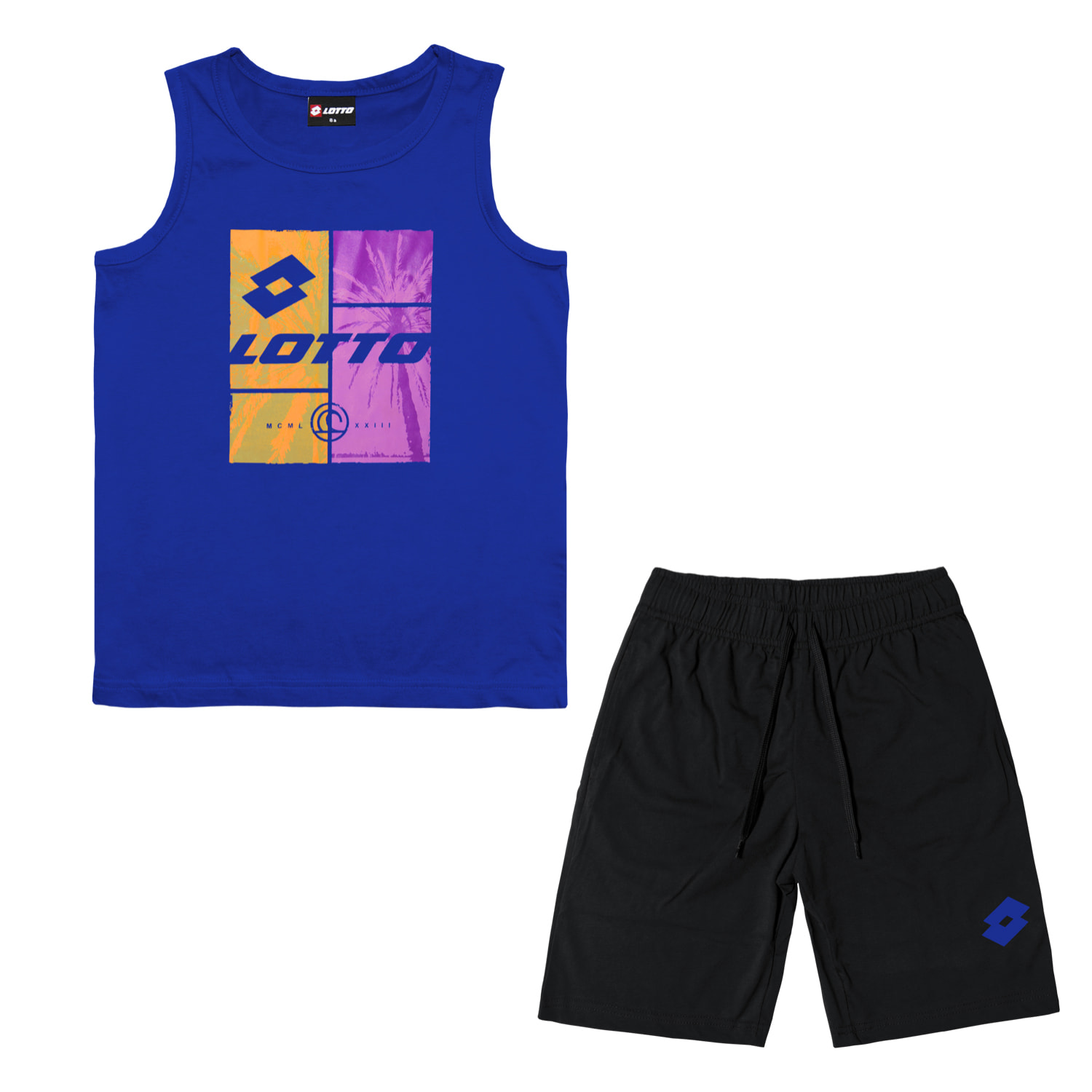 Completo Corto Bambino Ragazzo LOTTO Cotone