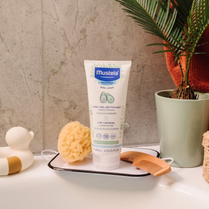 Gel Nettoyant Bio 2 en 1 - Corps et Cheveux 200 ml