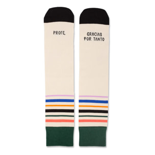 Calcetines "Profe, gracias por tanto" talla 36-41