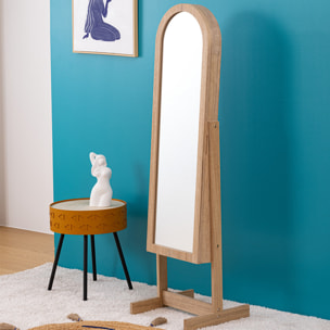 Armoire à bijoux sur pied H145cm bois