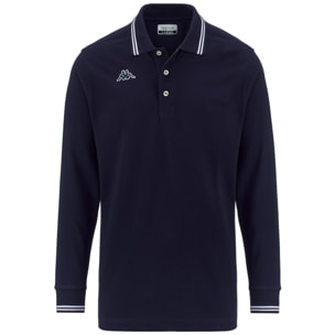 Kappa Polo Shirts POLO LOGO MALTAX 5 MLS Blu