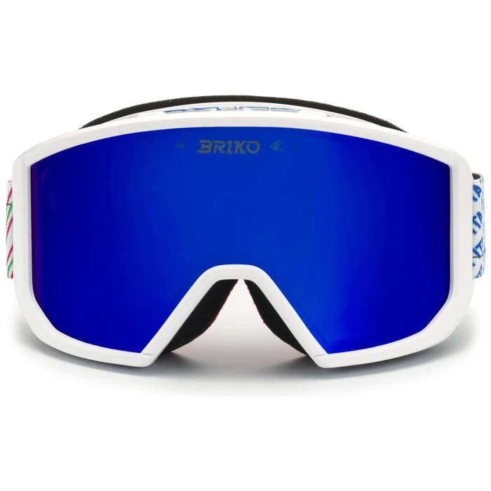 Briko - Maschere /Occhiali Protettivi, Uomo Donna, Bianco - Vulcano Mask Italia