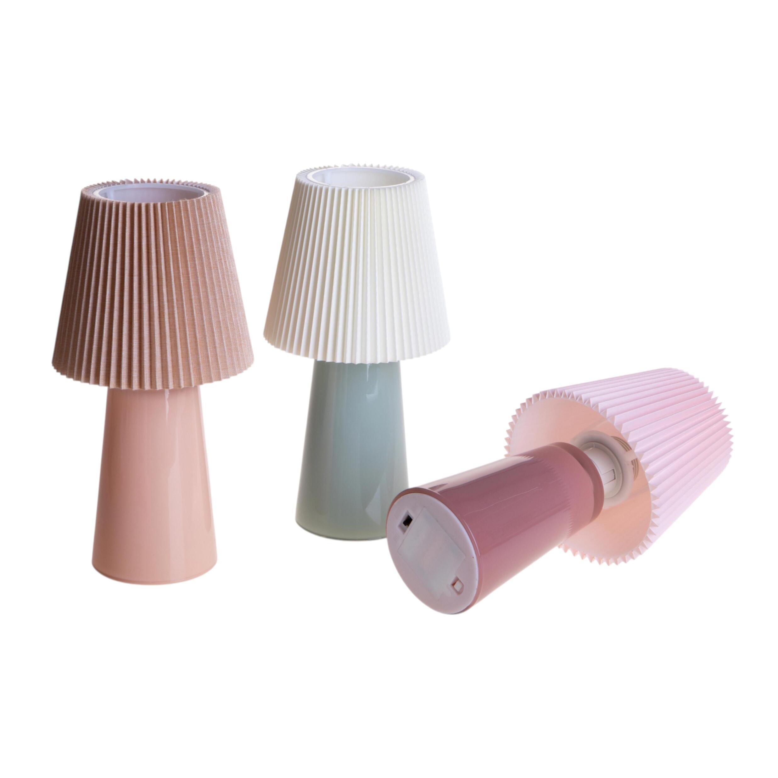 Lampada Plisse' 14,7Xh28,5 Cm - Pezzi 3 - Bianchi Dino