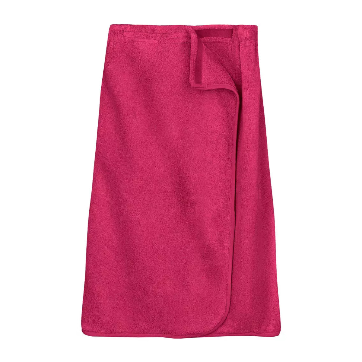 Pareo pur coton 420 g/m² uni rose Elea fuchsia