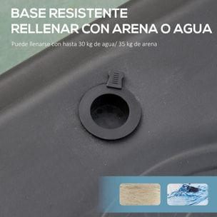 Canasta de Baloncesto con Altura Ajustable 194-249 cm Aro de Baloncesto con Ruedas y Base Rellenable para Adolescentes y Adultos Negro