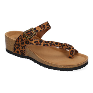 Sandalia de Cuña para Mujer, Comoda, Planta Bio, Estilo de Esclava