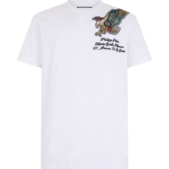 PHILIPP PLEIN Round Neck T-Shirt Eagle Montecarlo