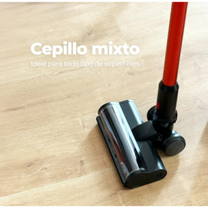 Aspirador sin cable Evvo Ai36, 70 minutos de autonomia, 500 W, 2500 mAh, 3 modos