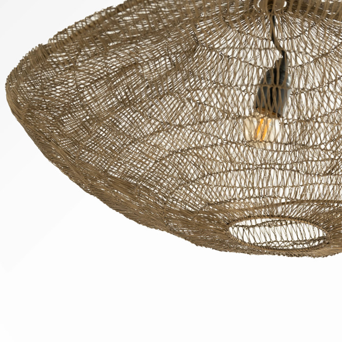 Suspension en métal doré 61 cm - Ramo